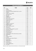 Preview for 106 page of Würth TIG 200 pulse Manual