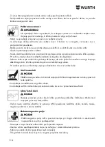 Preview for 112 page of Würth TIG 200 pulse Manual