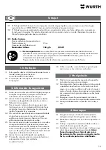 Preview for 13 page of Würth Turbojet 5964 098 490 Original Operation Instructions