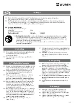 Preview for 15 page of Würth Turbojet 5964 098 490 Original Operation Instructions