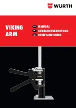 Würth VIKING ARM Manual preview