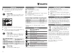 Preview for 18 page of Würth WLH 1+1 AC/R Operating Instructions Manual