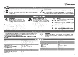 Предварительный просмотр 31 страницы Würth WLH 1+1 AC/R Operating Instructions Manual