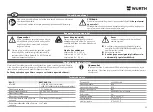 Предварительный просмотр 33 страницы Würth WLH 1+1 AC/R Operating Instructions Manual