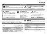 Предварительный просмотр 35 страницы Würth WLH 1+1 AC/R Operating Instructions Manual