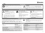 Preview for 53 page of Würth WLH 1+1 AC/R Operating Instructions Manual