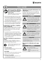 Предварительный просмотр 29 страницы Würth WTS 1800 Translation Of The Original Operating Instructions