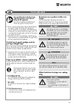 Предварительный просмотр 47 страницы Würth WTS 1800 Translation Of The Original Operating Instructions