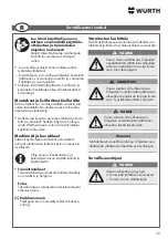 Предварительный просмотр 59 страницы Würth WTS 1800 Translation Of The Original Operating Instructions