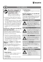 Предварительный просмотр 71 страницы Würth WTS 1800 Translation Of The Original Operating Instructions