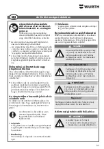 Предварительный просмотр 89 страницы Würth WTS 1800 Translation Of The Original Operating Instructions