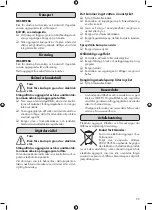 Preview for 59 page of Wurth Master SEG 10 Translation Of The Original Operating Instructions