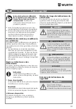 Предварительный просмотр 25 страницы wurth 0702 9061 Original Operating Instructions