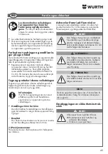 Предварительный просмотр 45 страницы wurth 0702 9061 Original Operating Instructions