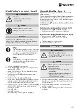 Предварительный просмотр 53 страницы wurth 0702 9061 Original Operating Instructions