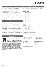 Preview for 114 page of wurth 0702 9061 Original Operating Instructions