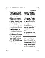 Предварительный просмотр 7 страницы wurth ASS 14-1/4 Translation Of The Original Operating Instructions