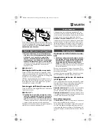 Предварительный просмотр 24 страницы wurth ASS 14-1/4 Translation Of The Original Operating Instructions