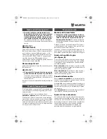 Предварительный просмотр 38 страницы wurth ASS 14-1/4 Translation Of The Original Operating Instructions