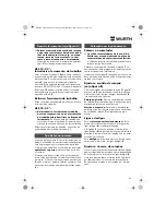 Предварительный просмотр 45 страницы wurth ASS 14-1/4 Translation Of The Original Operating Instructions