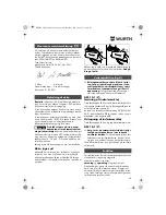 Предварительный просмотр 58 страницы wurth ASS 14-1/4 Translation Of The Original Operating Instructions