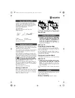 Предварительный просмотр 64 страницы wurth ASS 14-1/4 Translation Of The Original Operating Instructions