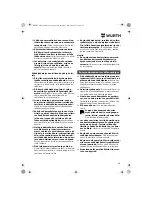 Предварительный просмотр 68 страницы wurth ASS 14-1/4 Translation Of The Original Operating Instructions