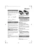 Предварительный просмотр 70 страницы wurth ASS 14-1/4 Translation Of The Original Operating Instructions