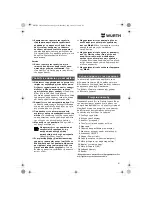 Предварительный просмотр 81 страницы wurth ASS 14-1/4 Translation Of The Original Operating Instructions