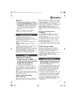 Предварительный просмотр 84 страницы wurth ASS 14-1/4 Translation Of The Original Operating Instructions