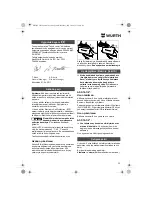 Предварительный просмотр 90 страницы wurth ASS 14-1/4 Translation Of The Original Operating Instructions