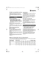 Предварительный просмотр 91 страницы wurth ASS 14-1/4 Translation Of The Original Operating Instructions