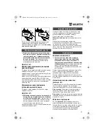 Предварительный просмотр 98 страницы wurth ASS 14-1/4 Translation Of The Original Operating Instructions