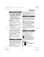 Предварительный просмотр 100 страницы wurth ASS 14-1/4 Translation Of The Original Operating Instructions