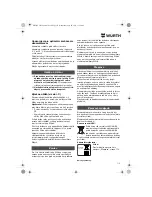 Предварительный просмотр 113 страницы wurth ASS 14-1/4 Translation Of The Original Operating Instructions