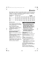 Предварительный просмотр 141 страницы wurth ASS 14-1/4 Translation Of The Original Operating Instructions