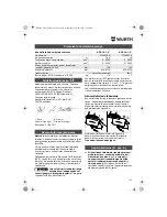 Предварительный просмотр 153 страницы wurth ASS 14-1/4 Translation Of The Original Operating Instructions