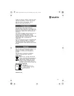 Предварительный просмотр 156 страницы wurth ASS 14-1/4 Translation Of The Original Operating Instructions