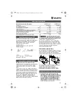 Предварительный просмотр 160 страницы wurth ASS 14-1/4 Translation Of The Original Operating Instructions