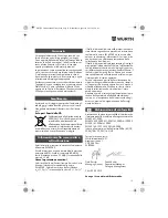 Предварительный просмотр 15 страницы wurth ASS18-1/2" HT Translation Of The Original Operating Instructions