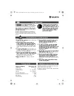 Предварительный просмотр 34 страницы wurth ASS18-1/2" HT Translation Of The Original Operating Instructions