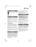 Предварительный просмотр 35 страницы wurth ASS18-1/2" HT Translation Of The Original Operating Instructions