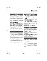 Предварительный просмотр 38 страницы wurth ASS18-1/2" HT Translation Of The Original Operating Instructions