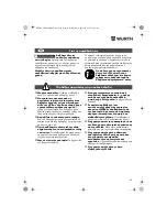 Предварительный просмотр 40 страницы wurth ASS18-1/2" HT Translation Of The Original Operating Instructions