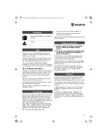 Preview for 45 page of wurth ASS18-1/2" HT Translation Of The Original Operating Instructions