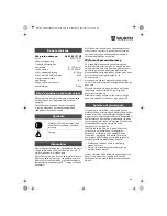 Предварительный просмотр 48 страницы wurth ASS18-1/2" HT Translation Of The Original Operating Instructions