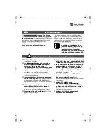 Preview for 51 page of wurth ASS18-1/2" HT Translation Of The Original Operating Instructions