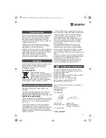 Предварительный просмотр 59 страницы wurth ASS18-1/2" HT Translation Of The Original Operating Instructions