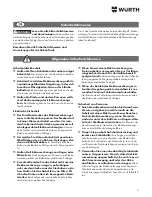 Preview for 3 page of wurth H 28-MLE Power Translation Of The Original Operating Instructions