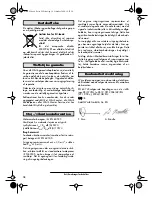 Preview for 58 page of wurth HKS 55 Combi Operating Instructions Manual